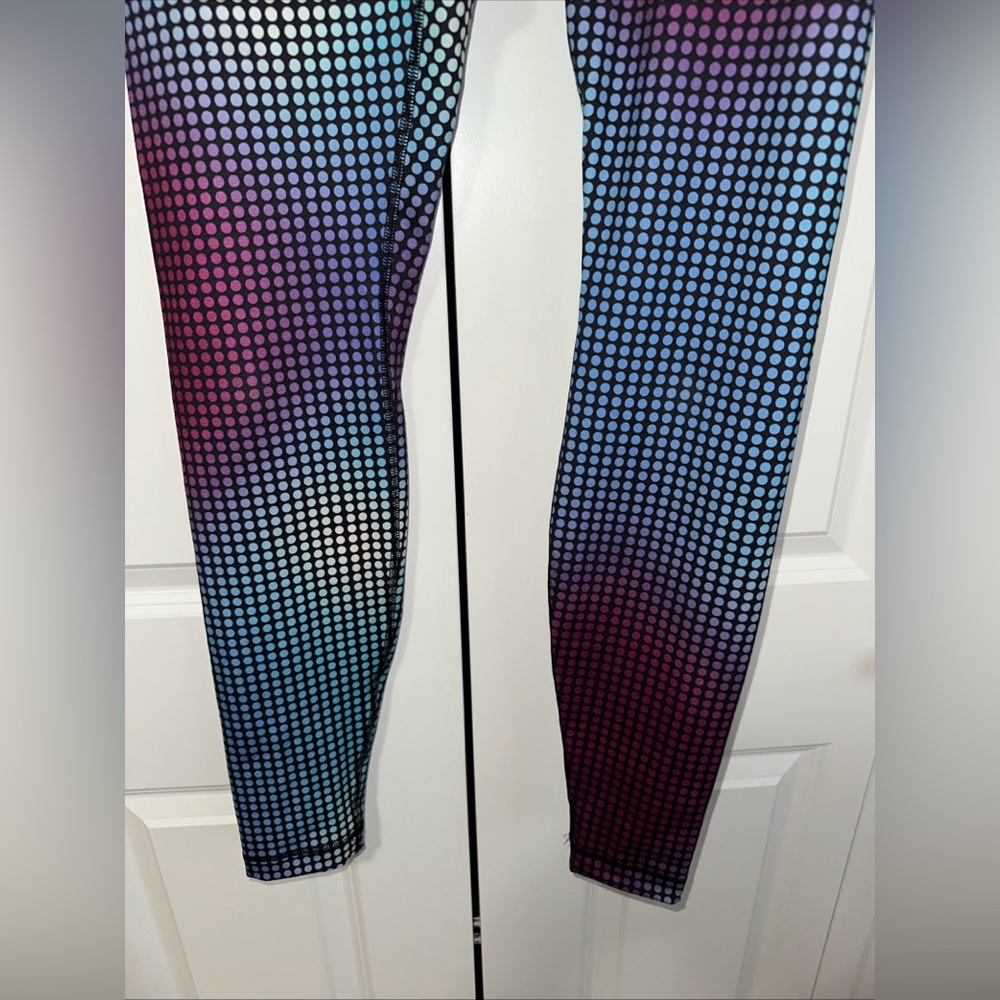 Lululemon Wunder Under Pant III Cosmic Dot Leggings Size 10 - Picture 3 of 5